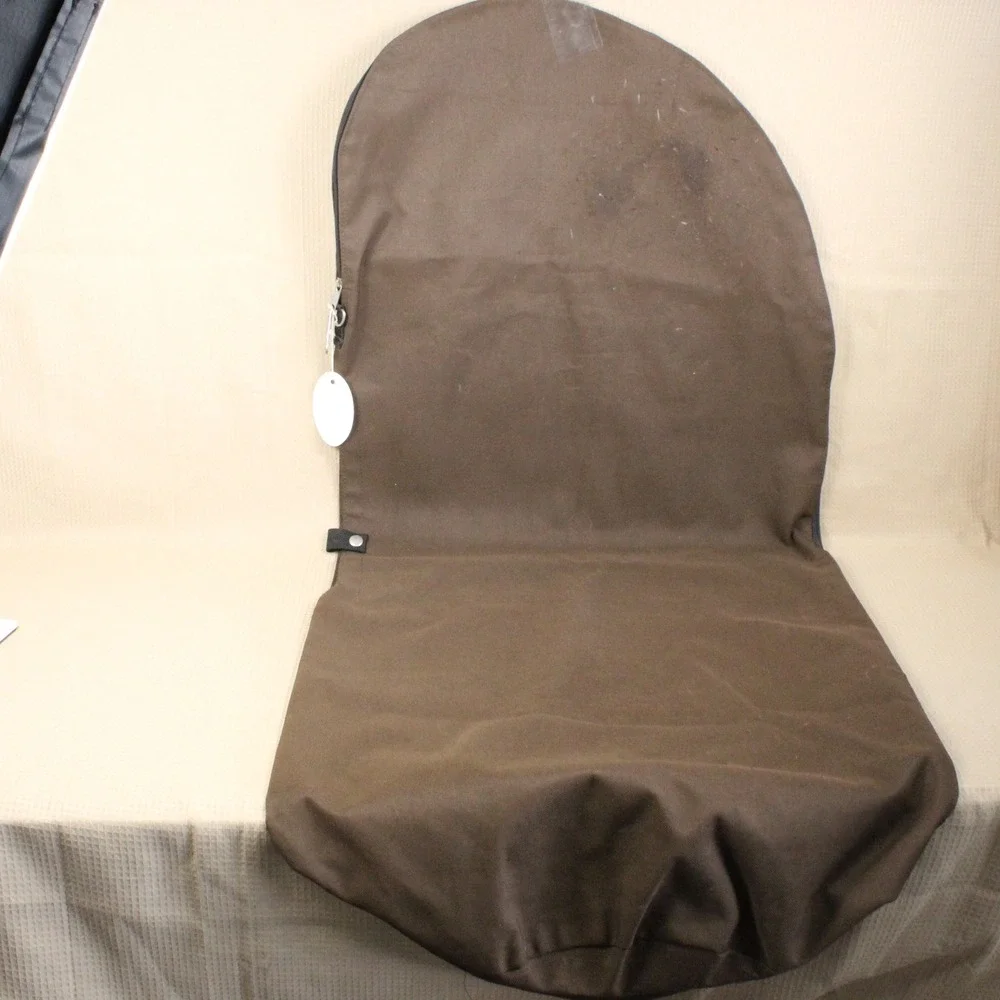 Golf Club Travel Bag Canvas Padded Lightweight Brown Soft Shell Case